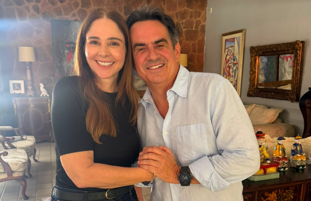 Lucy Soares e Ciro Nogueira