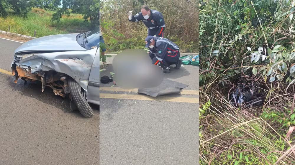 Motociclista morre após acidente com carro na PI-236; vítima teve pé esmagado