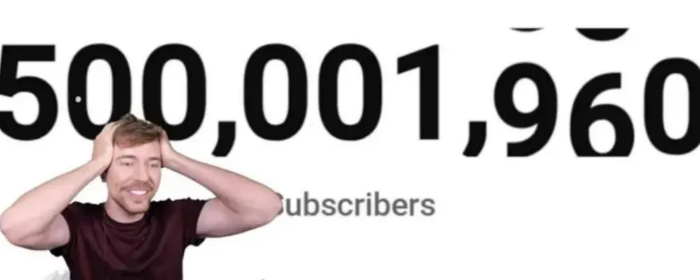 MrBeast quebra recorde e supera 500 milhões de inscritos no YouTube