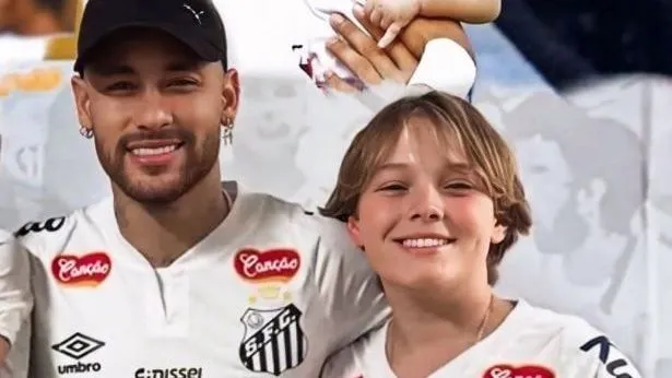 Neymar e seu filho