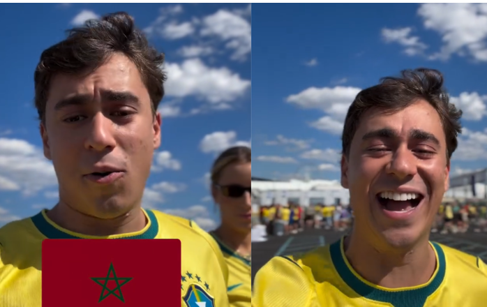Nikolas Ferreira faz comparação inusitada entre Marrocos e PT antes de jogo do Brasil