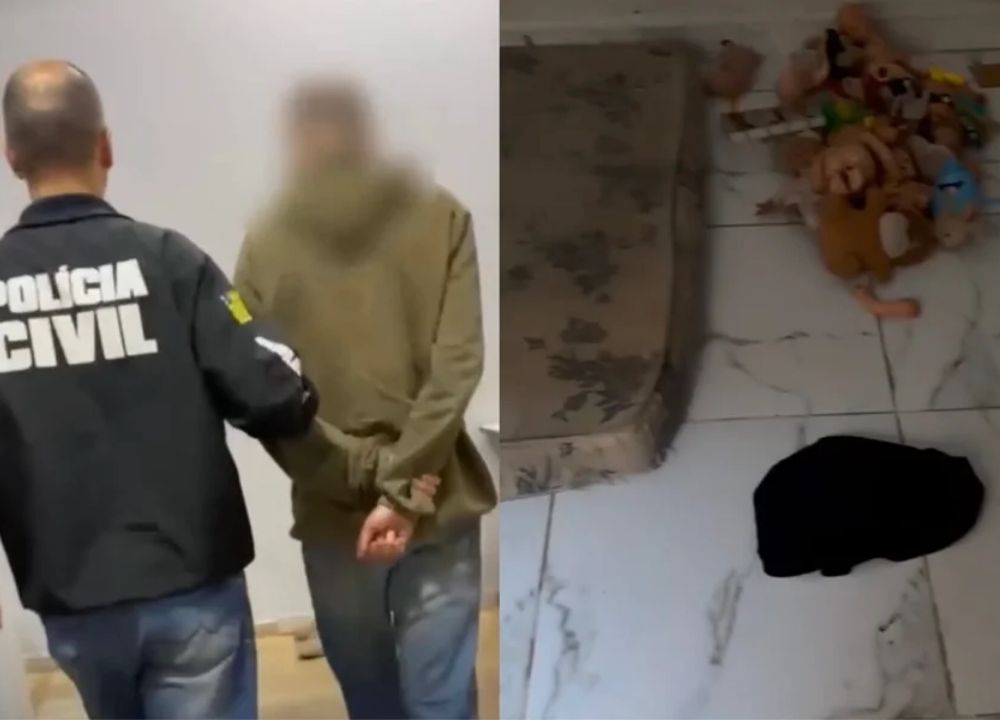 Pai é preso em GO após manter filhos trancados em quarto escuro