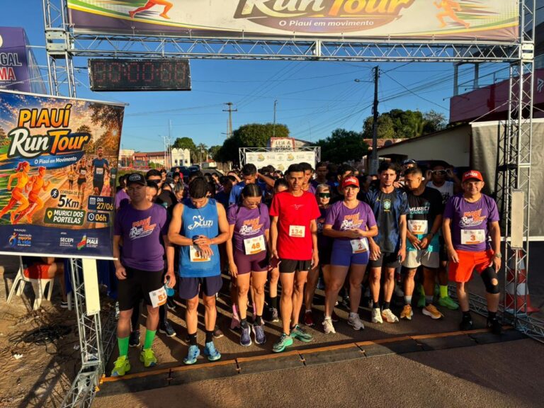 Piauí Run Tour abre circuito estadual de corridas de rua e reúne centenas de atletas em Murici dos Portelas