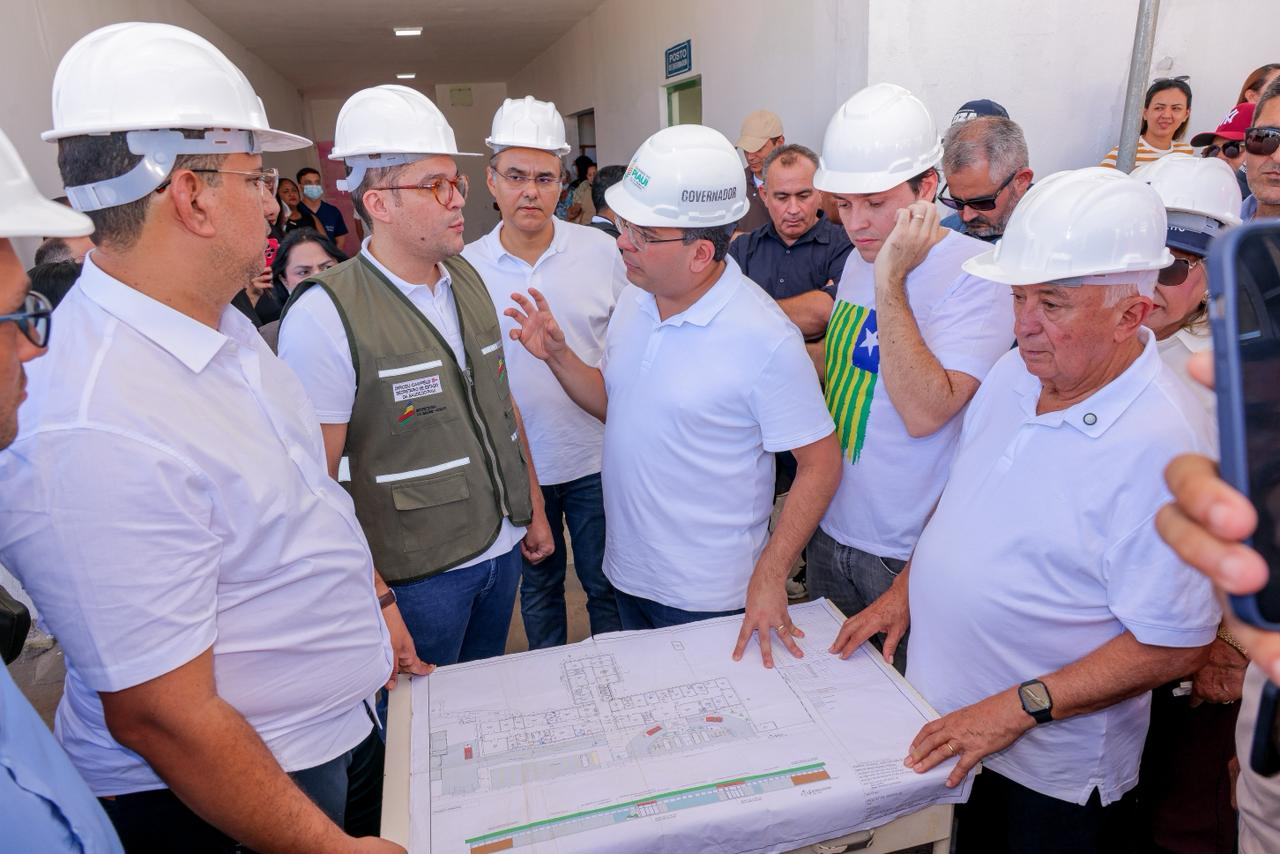 Rafael Fonteles acompanha reforma do hospital estadual, mercado público e autoriza construção de Centro Cultural em São Miguel do Tapuio