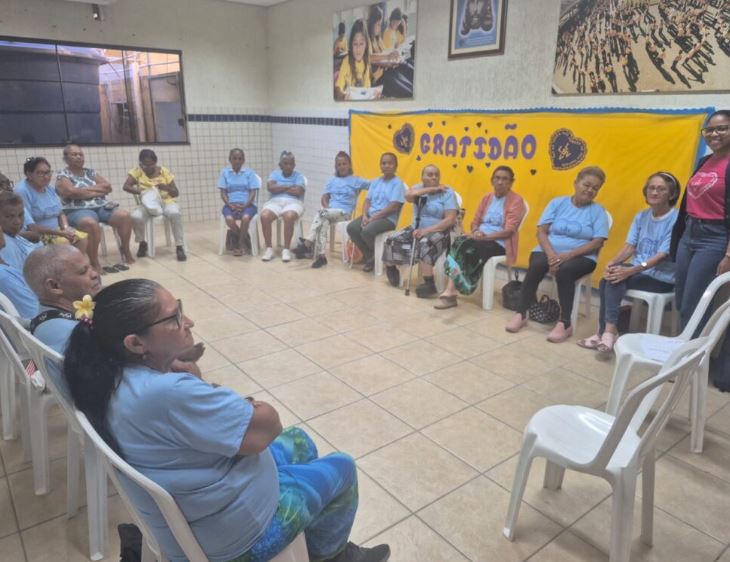 Sasc promove roda de conversa para pessoas idosas assistidas pela LBV em Teresina