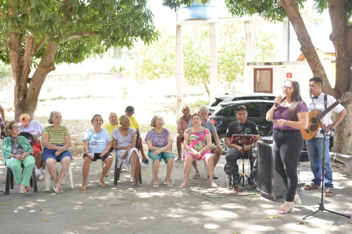 Sasc realiza ação na Vila do Ancião em alusão ao Dia Mundial de Conscientização da Violência contra a Pessoa Idosa