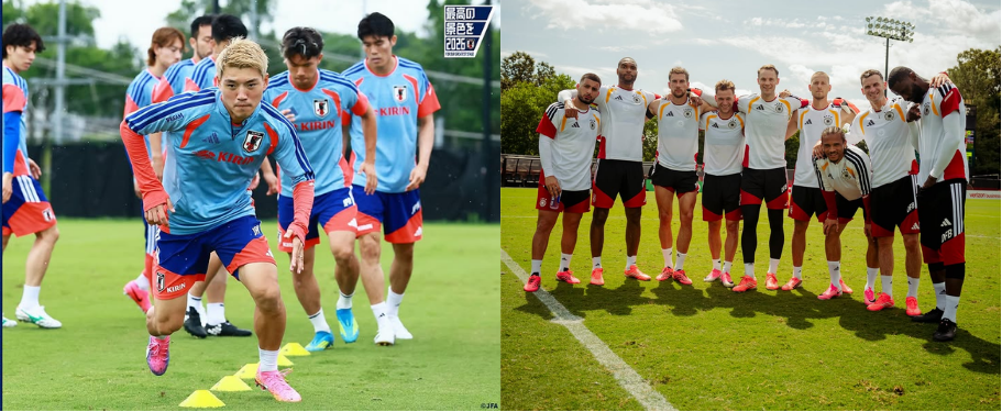 Seleção da Alemanha e Japão