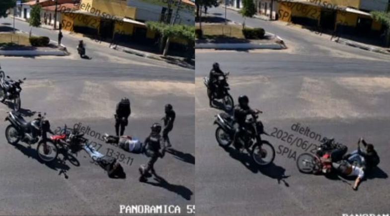 SPIA identifica moto roubada e dupla é presa após tentativa de fuga em Teresina
