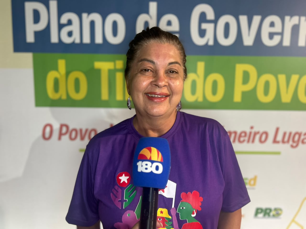 Zenaide Lustosa no lançamento da plataforma colaborativa