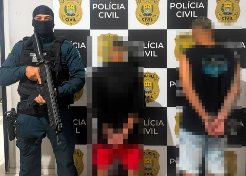 Ação conjunta das polícias prende dois suspeitos por tráfico de drogas em Luzilândia