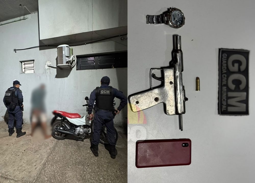 Adolescente de 17 anos é apreendido com arma após roubar motocicleta em Teresina