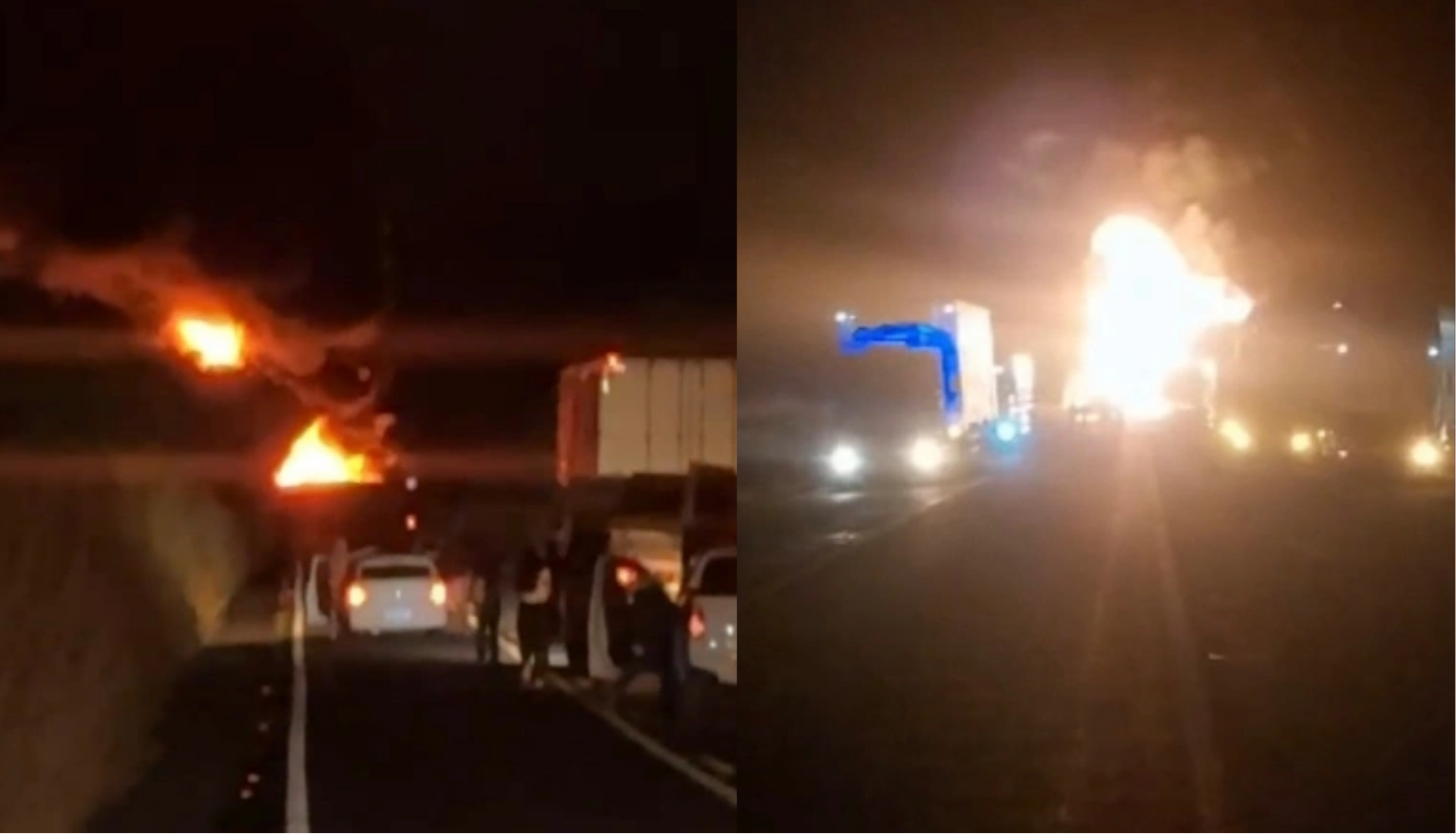 Caminhão-tanque explode após colisão e interdita BR-316 no Piauí