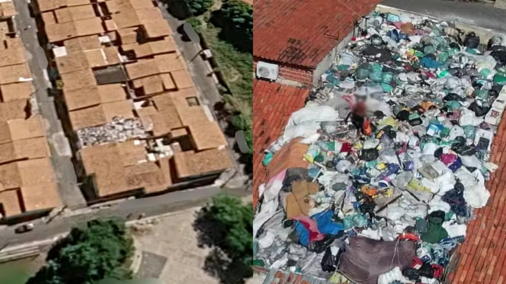 Casa com lixo em teresina