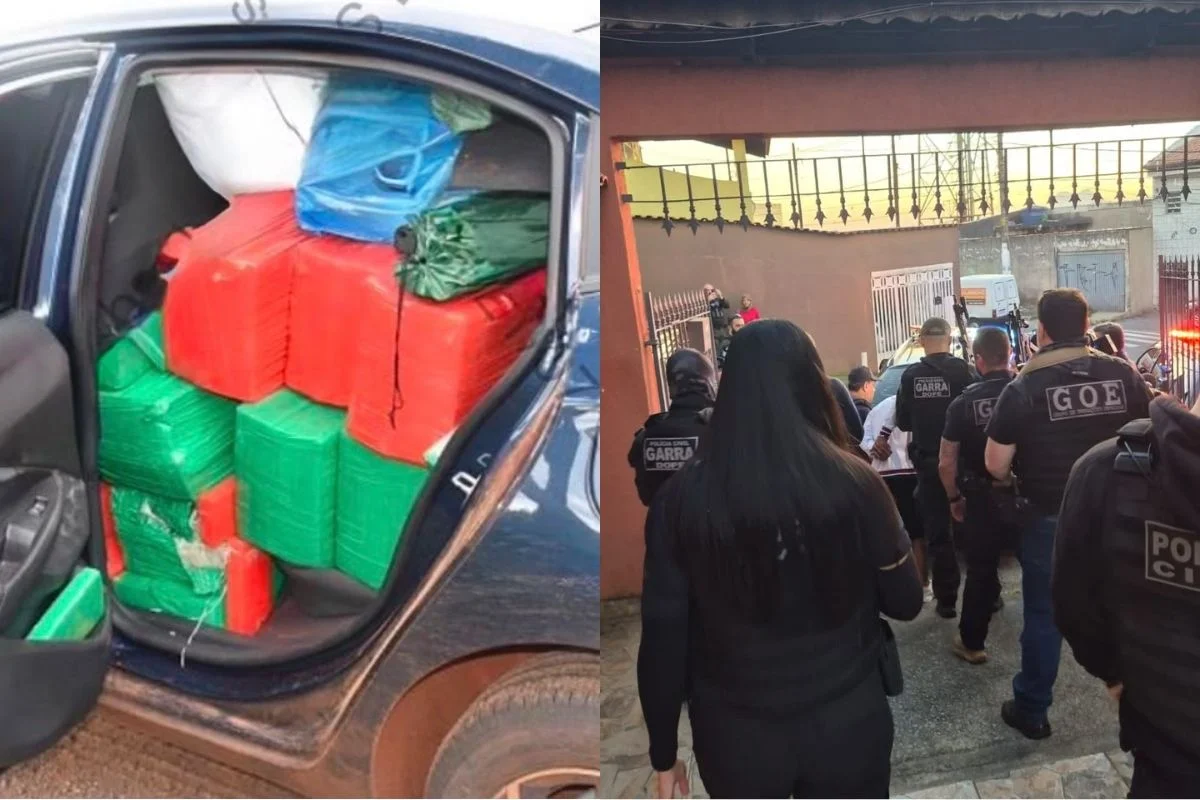 Coiotes do tráfico são presos por transportar maconha
