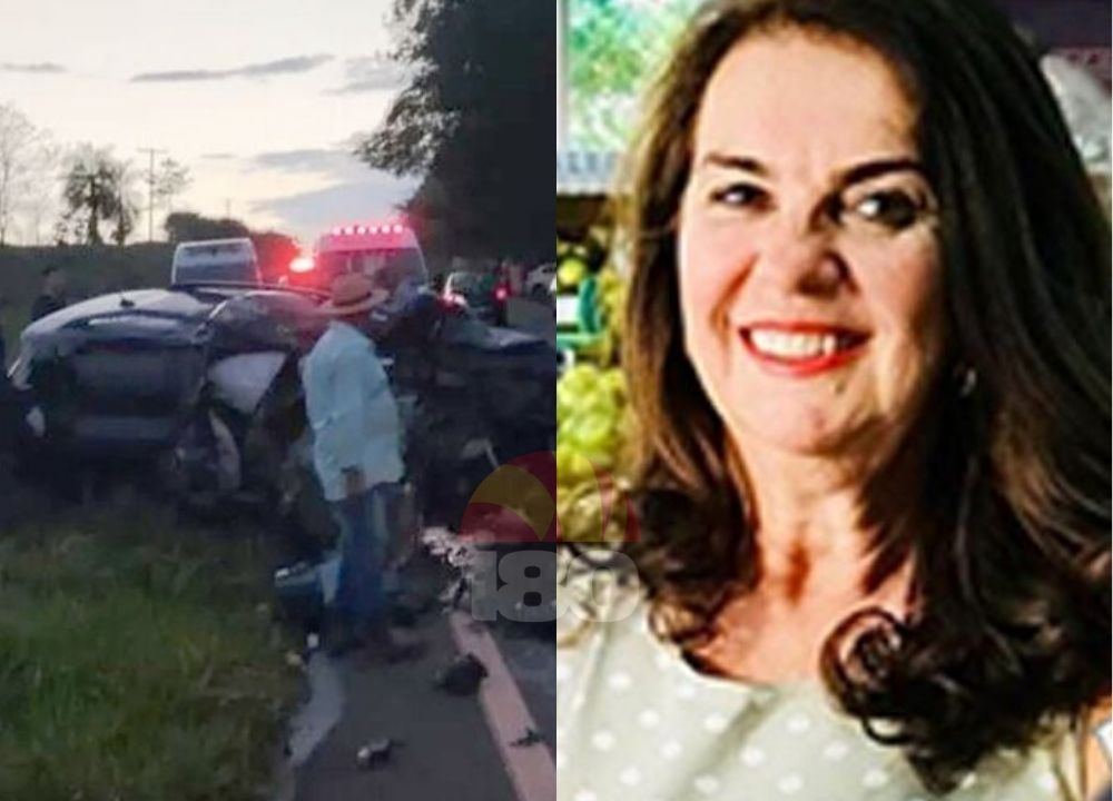 Empresária morre após carro colidir contra traseira de carreta em rodovia de MS