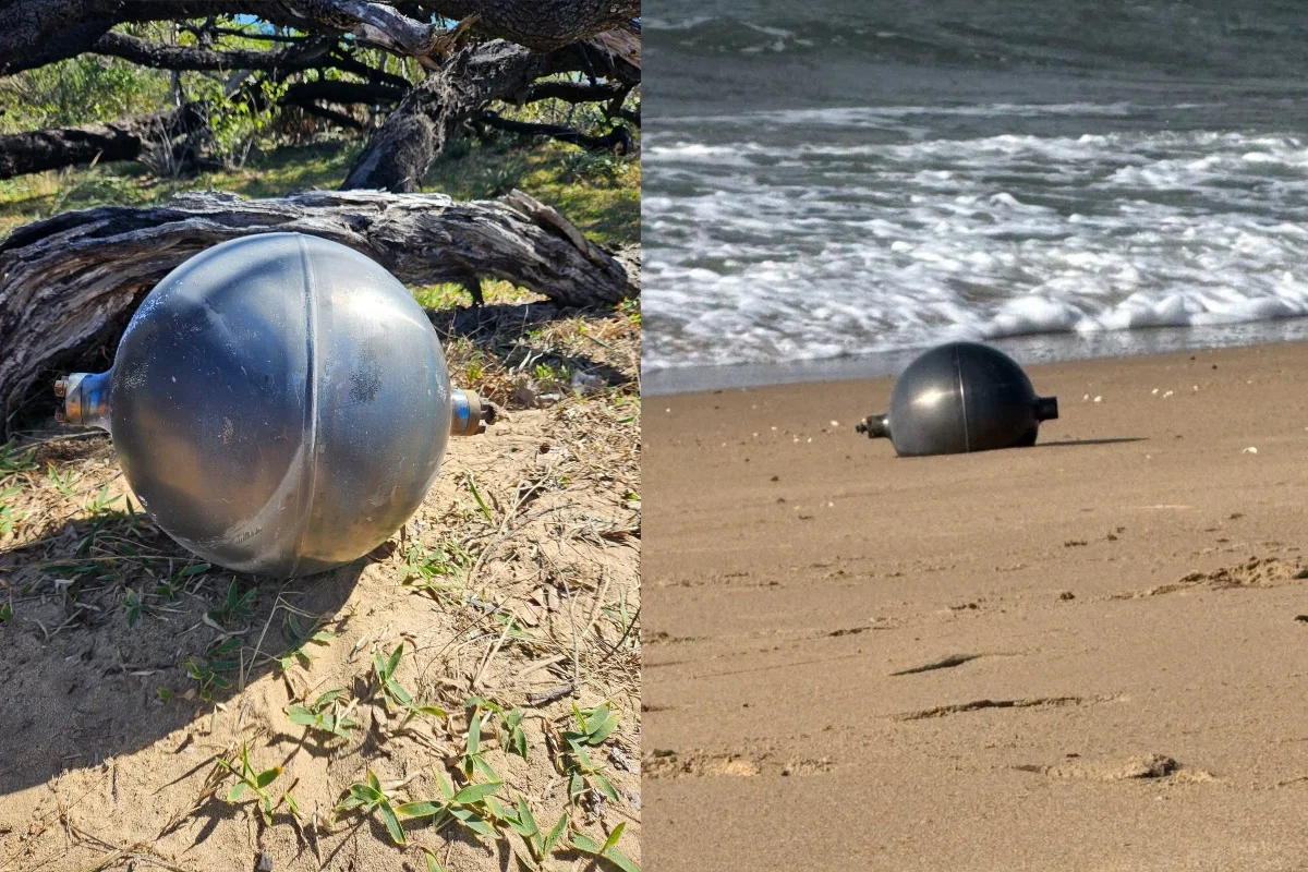 Esferas metálicas aparecem em praia e causam estranheza na Austrália