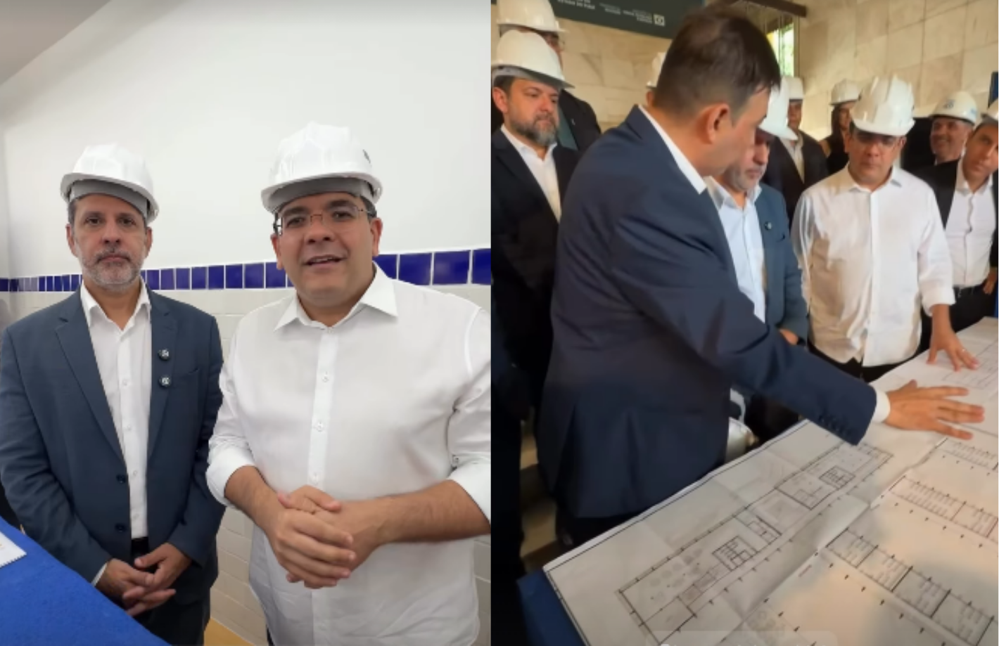 Governador Rafael Fonteles e ministro da Educação vistoriam obras do IMPA Tech Nordeste em Teresina