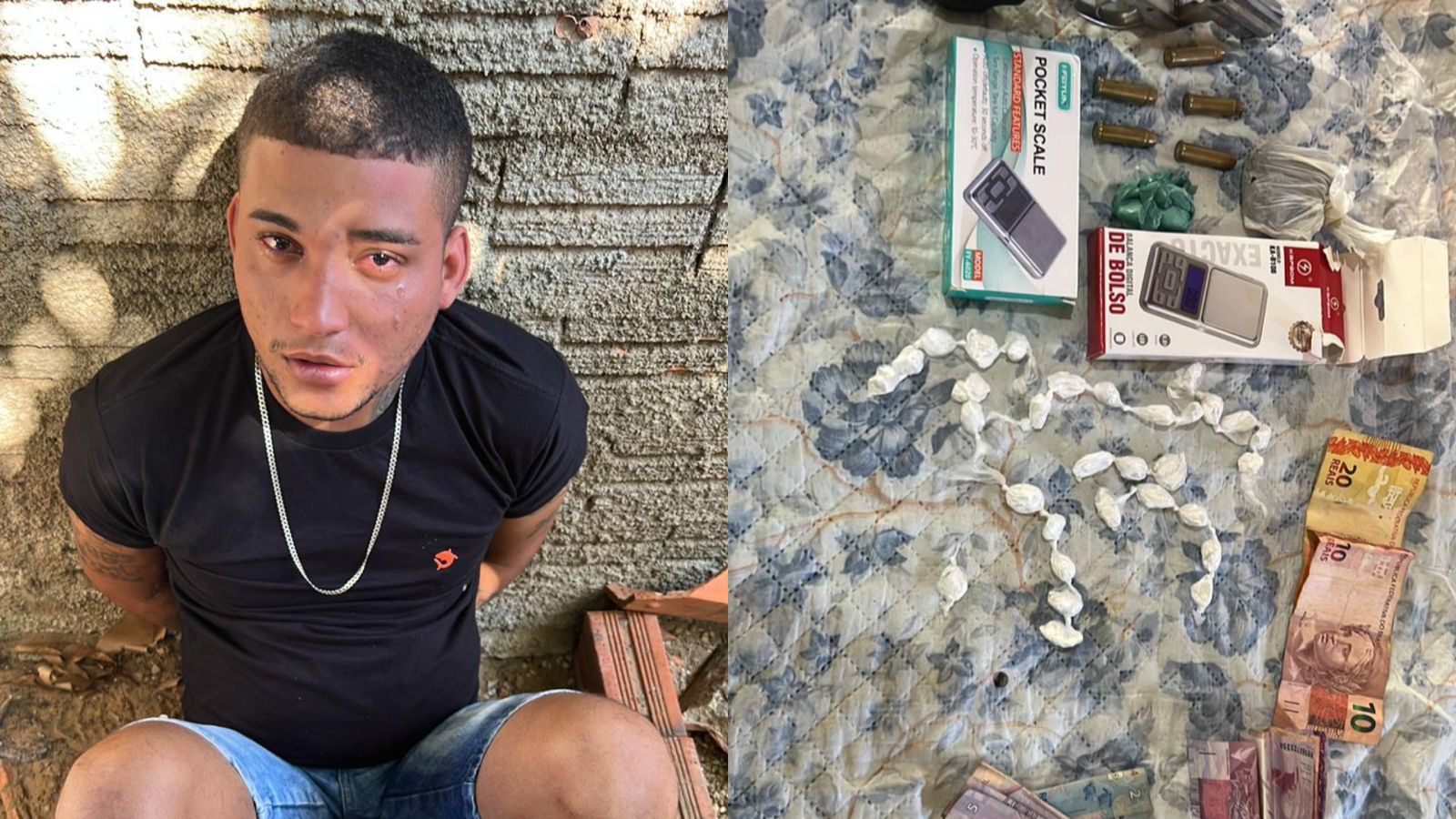 Grupo é flagrado em atitude suspeita, tenta fugir, é abordado pela polícia e homem com mandado de prisão é preso em Teresina