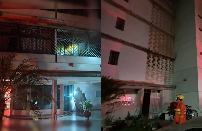 .Homem incendeia apartamento onde morava com a mãe e acaba preso