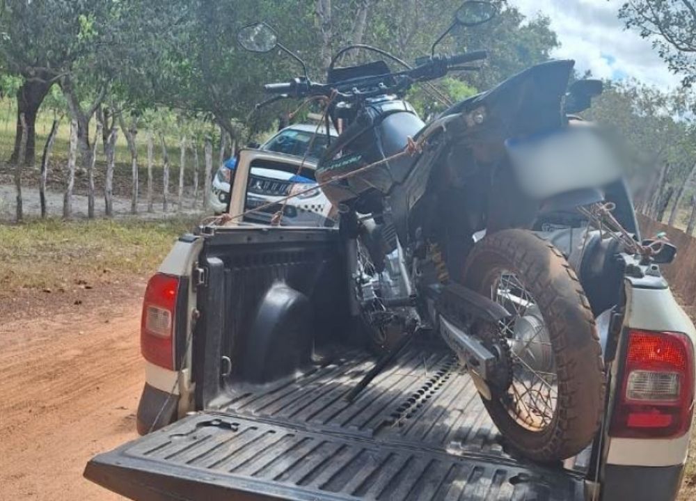 Moto é roubada entre Cabeceiras e Campo Maior e recuperada pela PM horas depois