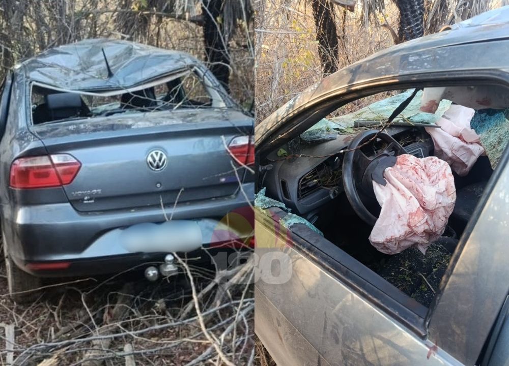 Motorista fica ferido após colidir contra cavalos na PI-115, no Norte do Piauí