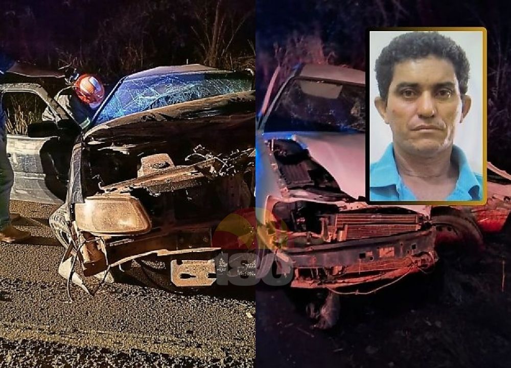 Motorista morre preso às ferragens após tentativa de ultrapassagem na BR-174