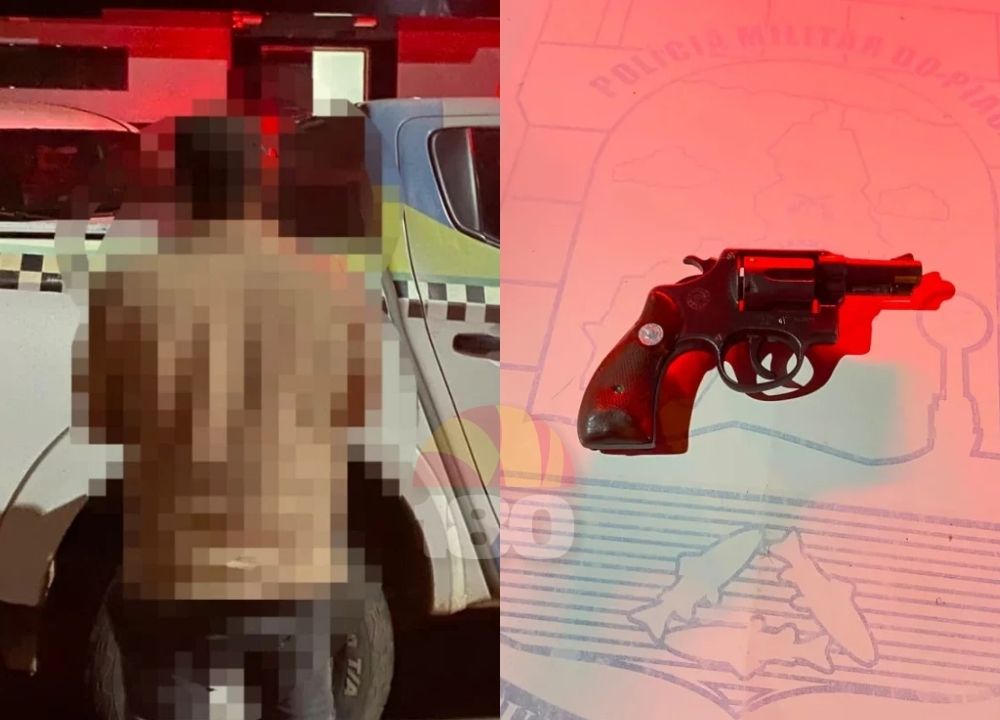 PM prende homem por porte ilegal de arma de fogo durante abordagem na zona rural de Pio IX