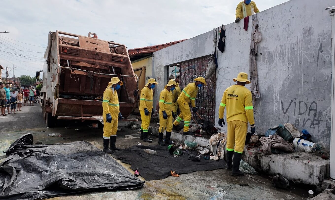 Prefeitura de Teresina alia limpeza urbana e acolhimento social em ação no Promorar