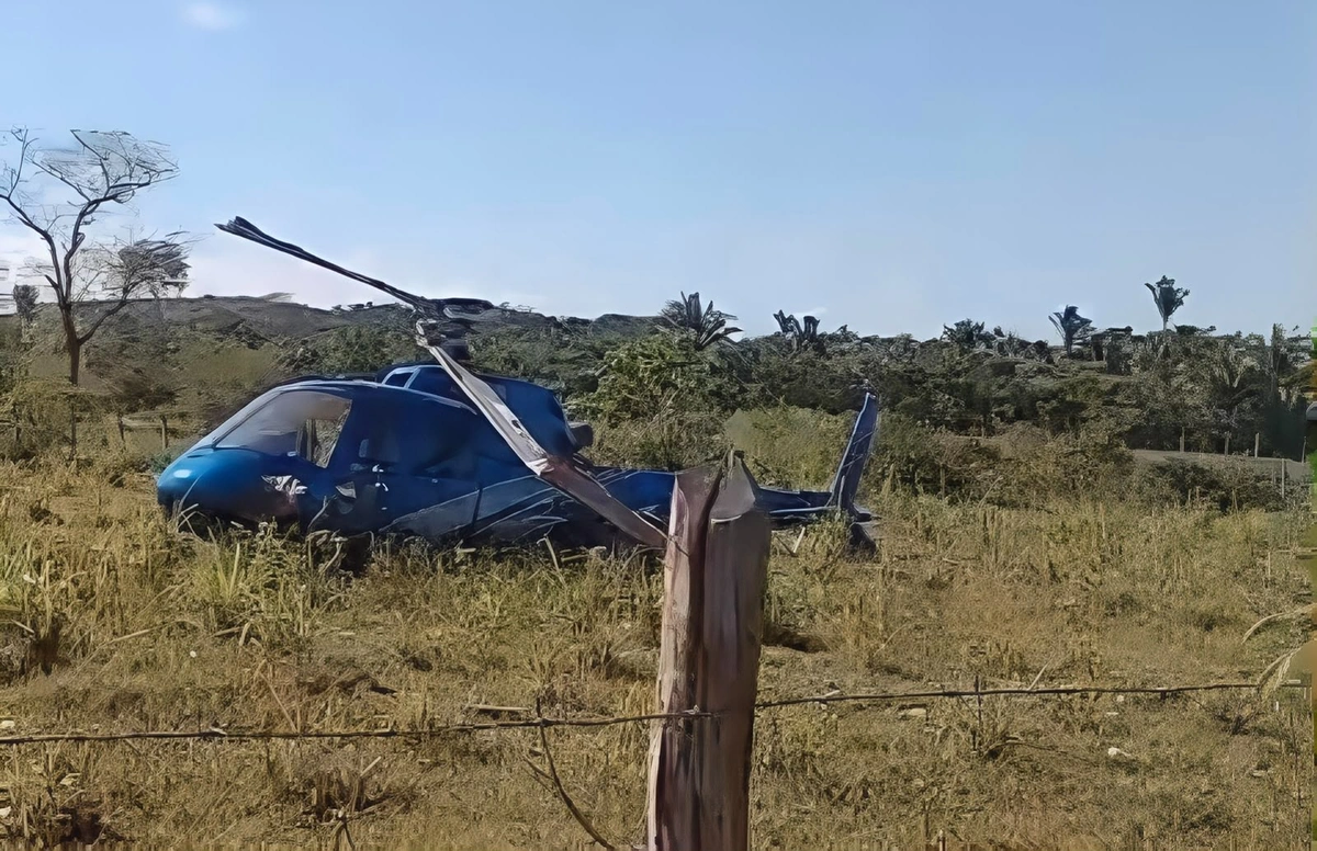 Secretaria de Segurança faz esclarecimento sobre pouso forçado de helicóptero