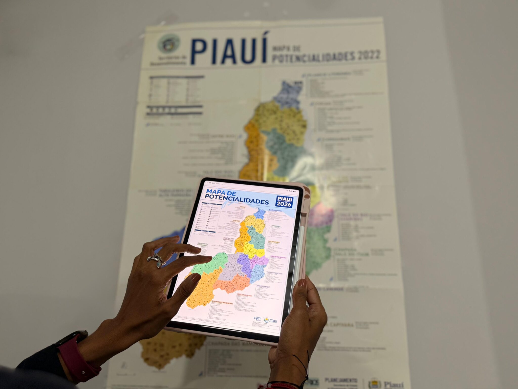 Seplan atualiza Mapa de Potencialidades Econômicas para orientar investimentos e vocações dos municípios piauienses