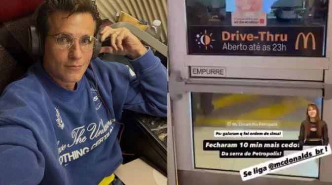 Bruno Gagliasso reclama de fast-food e é criticado na web