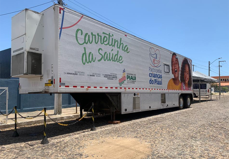 Carretinha da Saúde atenderá crianças em fila de espera em Teresina