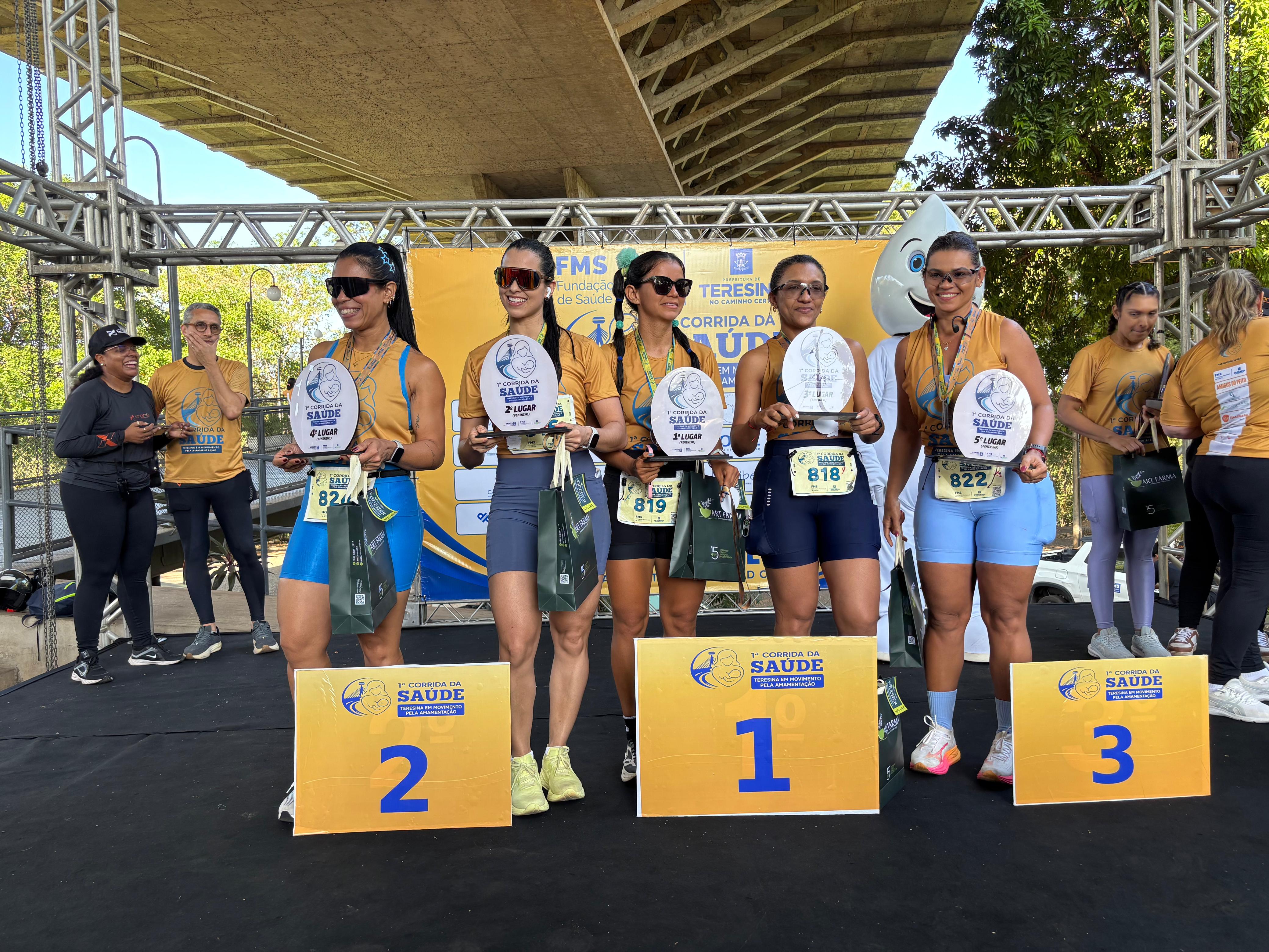 Corrida da Saúde reúne mais de mil pessoas e arrecada 1 tonelada de alimentos em Teresina