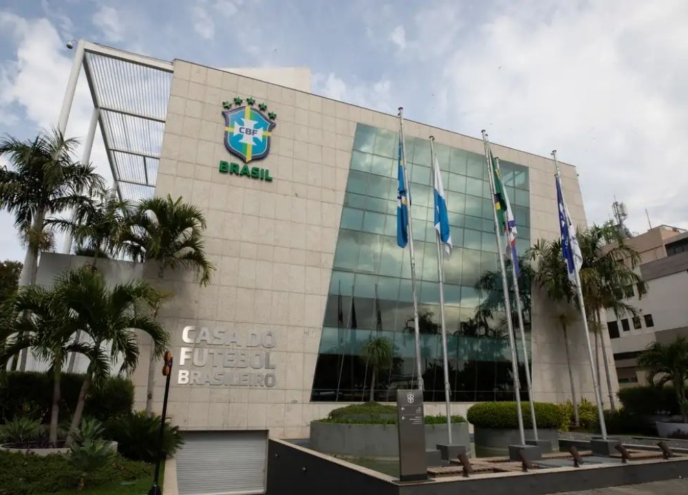 Fachada da CBF, sede, ilustração