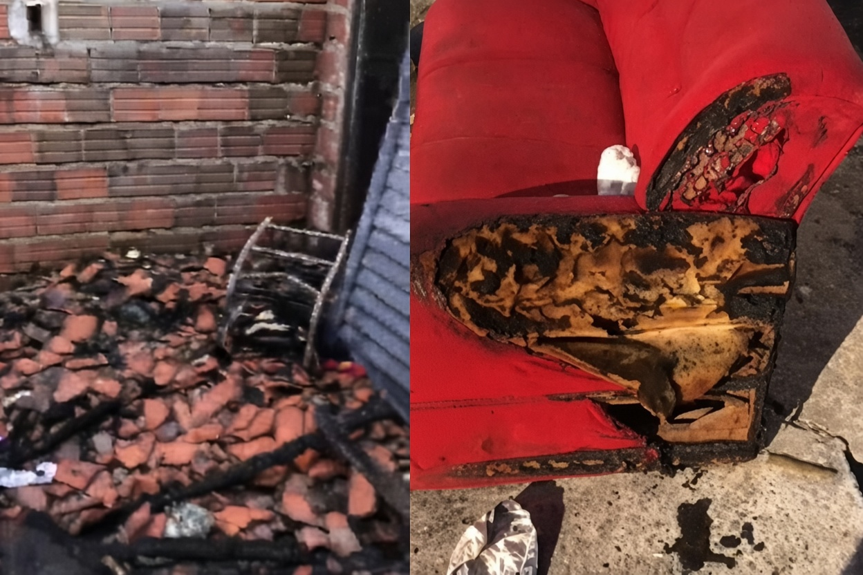 Família perde quase tudo após incêndio destruir residência em Teresina