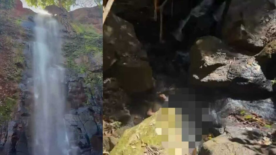 Homem é encontrado morto e amarrado na Cachoeira do Inferninho