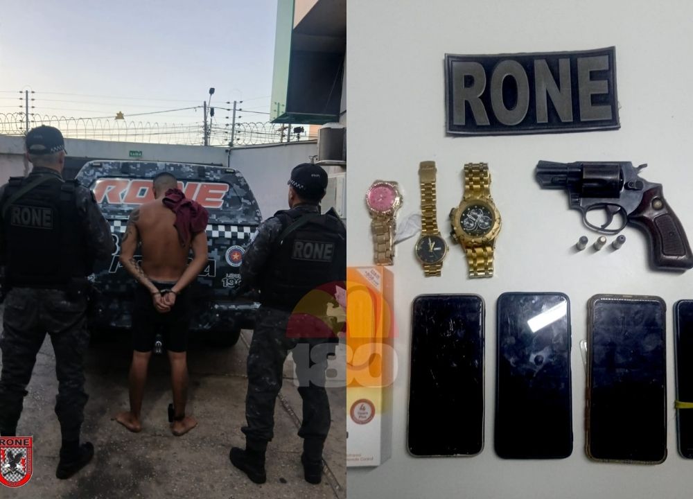 Homem é preso com revólver calibre .38 durante ação da PM na zona Sul de Teresina