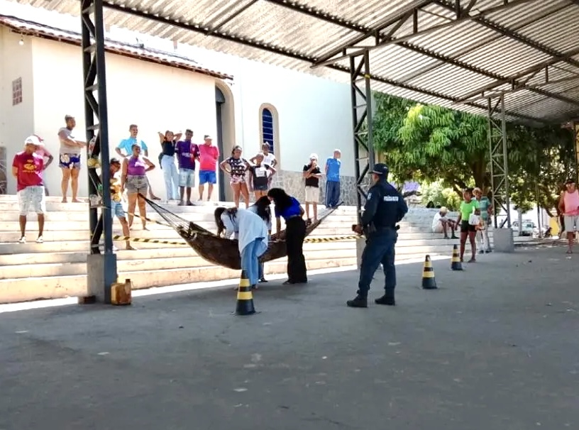 Homem em situação de rua é encontrado morto dentro de rede próximo à Igreja Matriz