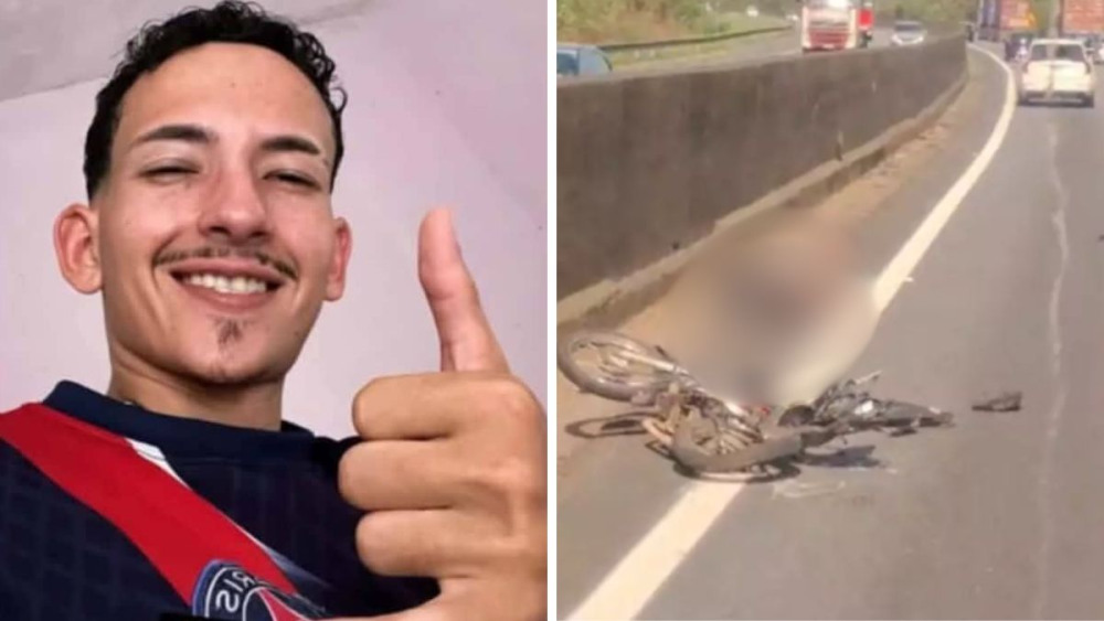 Motoboy morre após colidir com caminhão em Cubatão; motorista fugiu