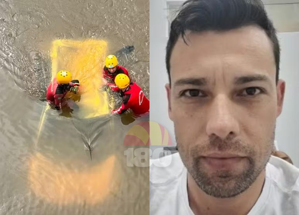 Motorista é encontrado morto e preso dentro de carro submerso em rio após sair de festa em SC