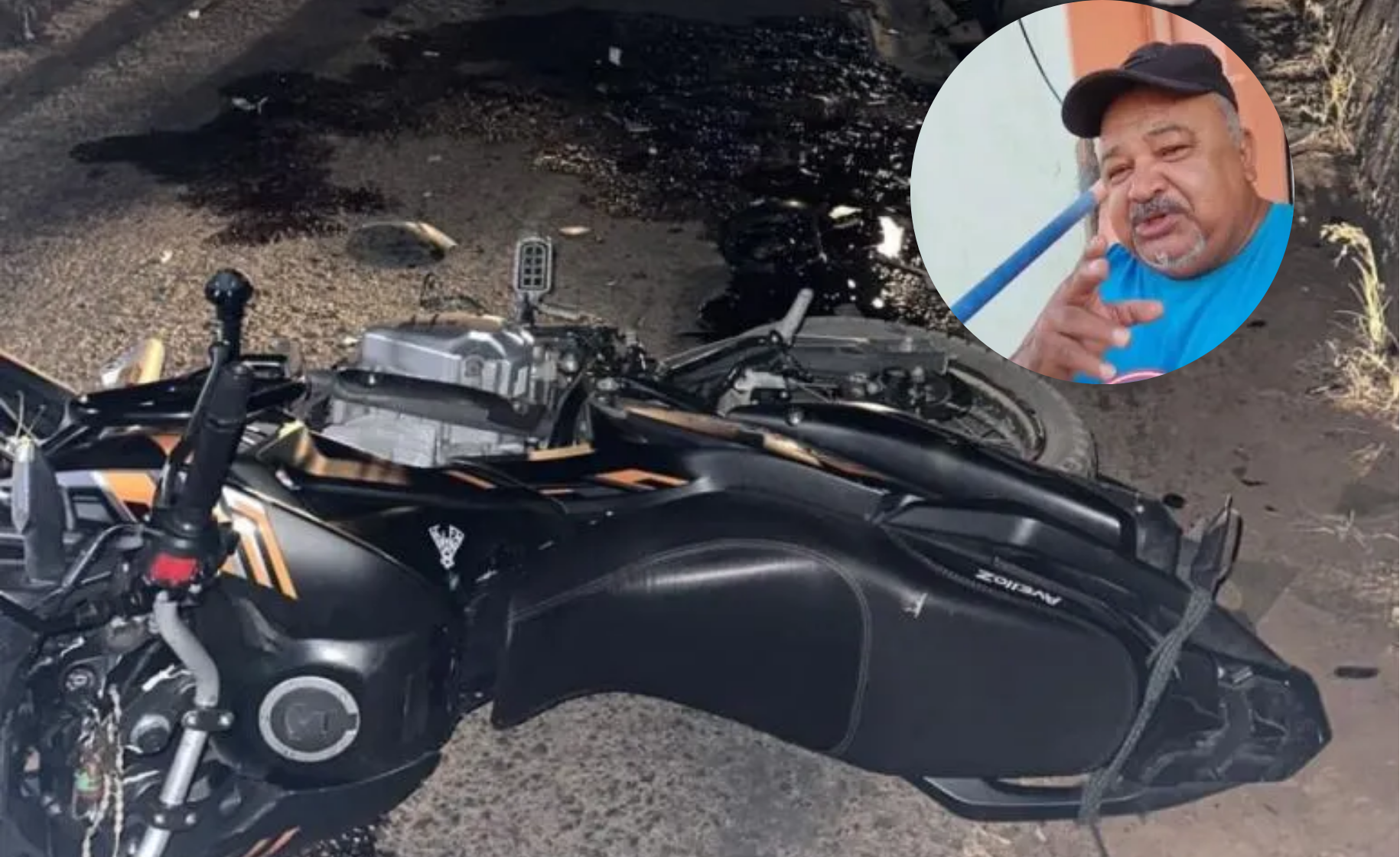 Mototaxista morre após grave acidente e comove Bom Jesus
