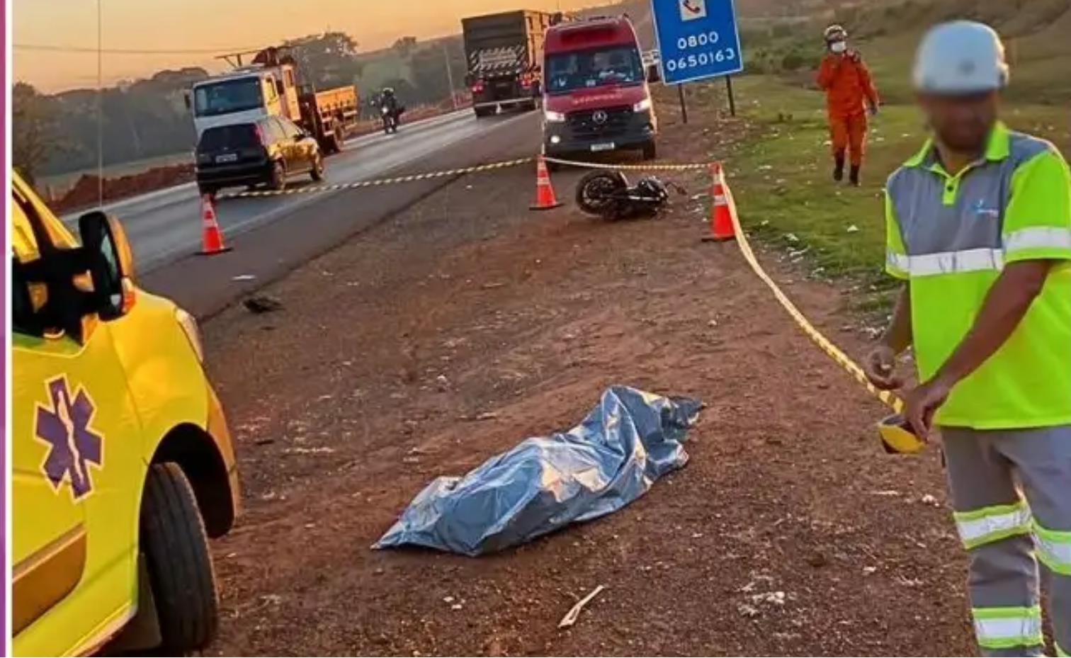 Piloto morre e filho fica ferido em acidente na BR-163