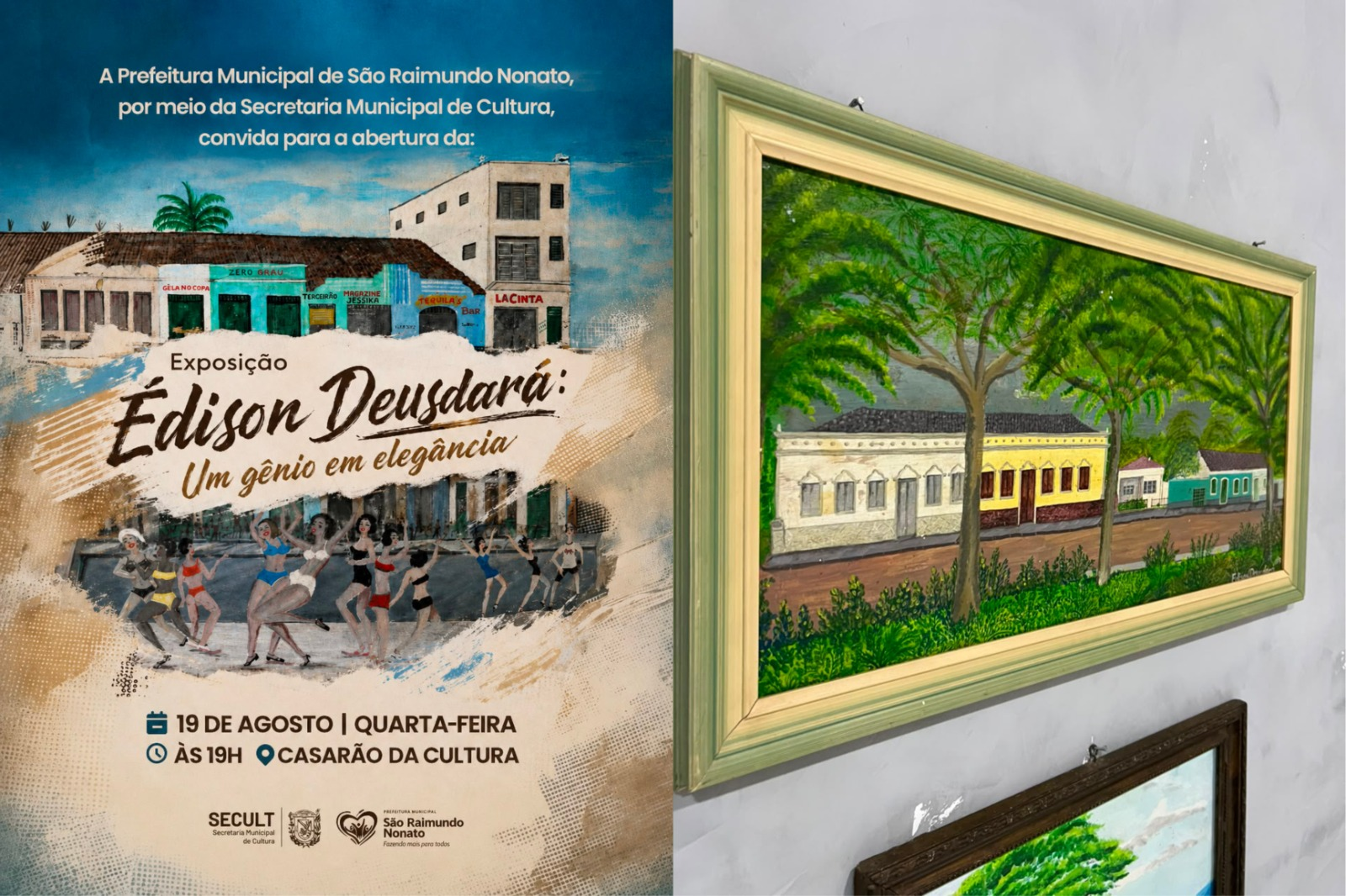 São Raimundo Nonato recebe exposição “Édison Deusdará: Um Gênio da Elegância”