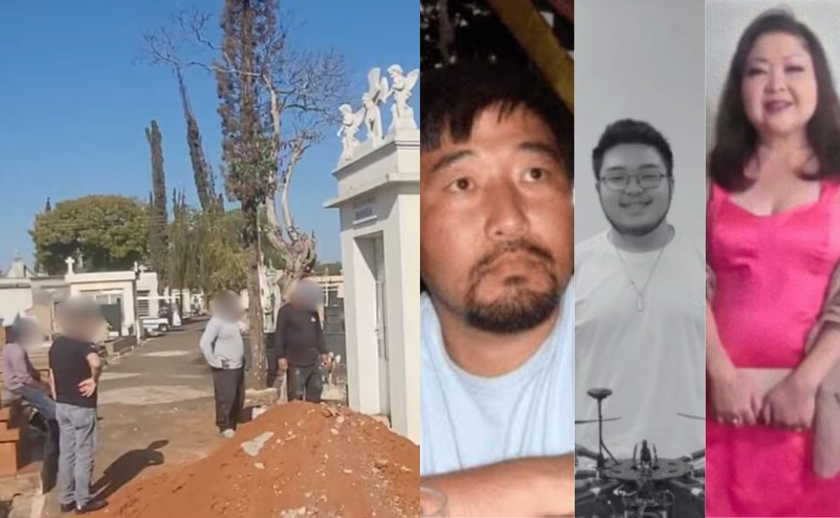 Sob forte comoção, família encontrada morta em apartamento é sepultada