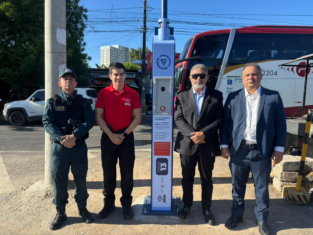 SSP-PI instala novos totens inteligentes com botão de emergência em Teresina