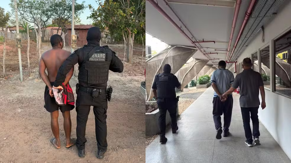 Suspeitos de tráfico e ligação com facção são presos em operação em Teresina e Timon