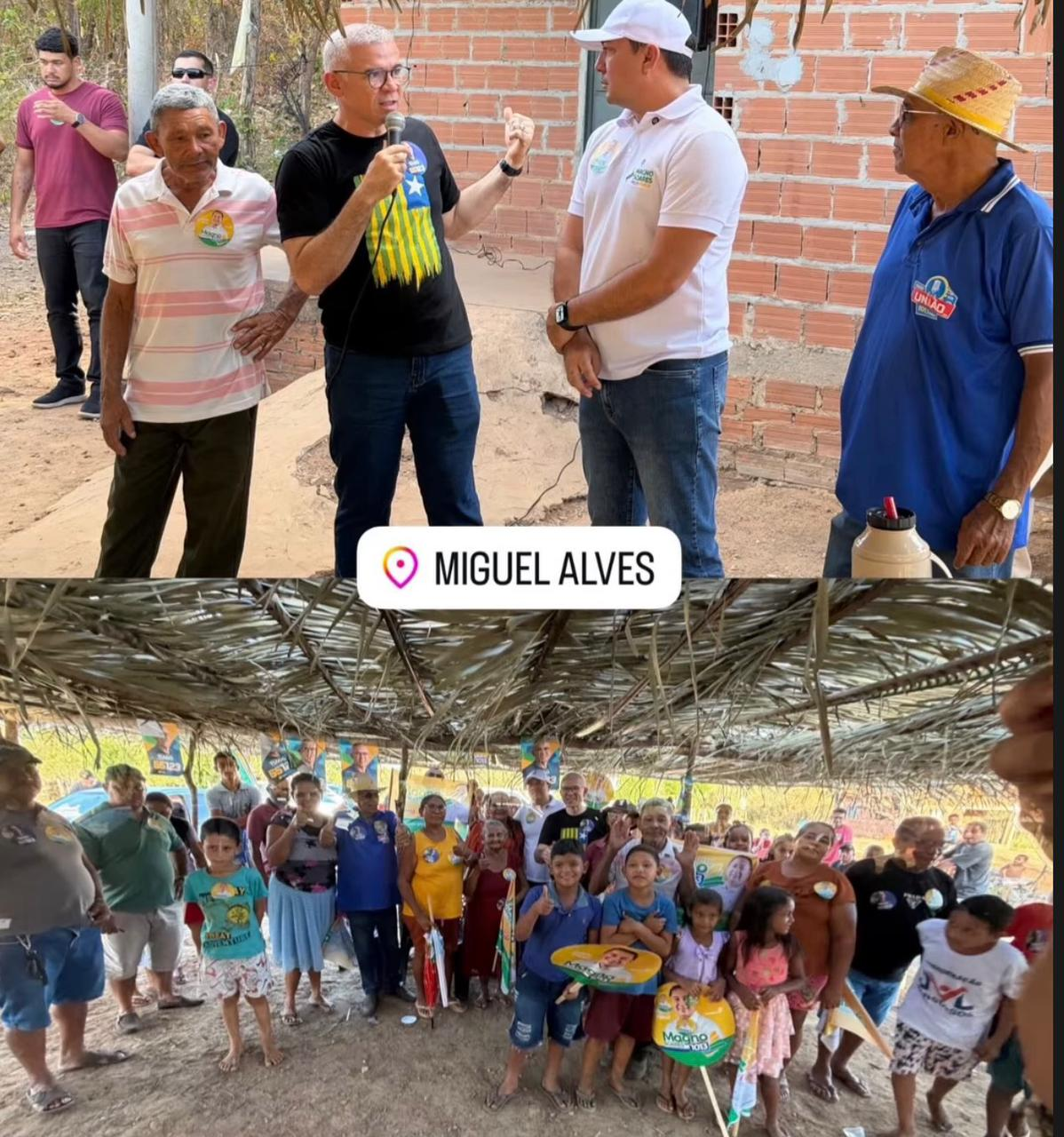 Tiago Vasconcelos cumpre agenda em Miguel Alves e se reúne com moradores e lideranças