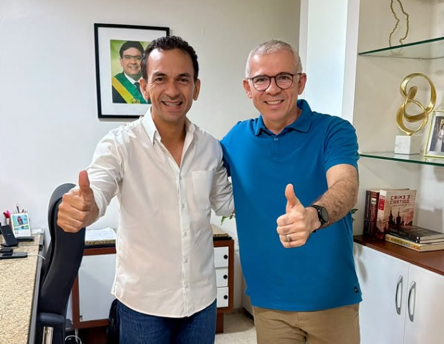 Tiago Vasconcelos cumpre agenda no Palácio de Karnak e se reúne com secretário Ivanovick Feitosa