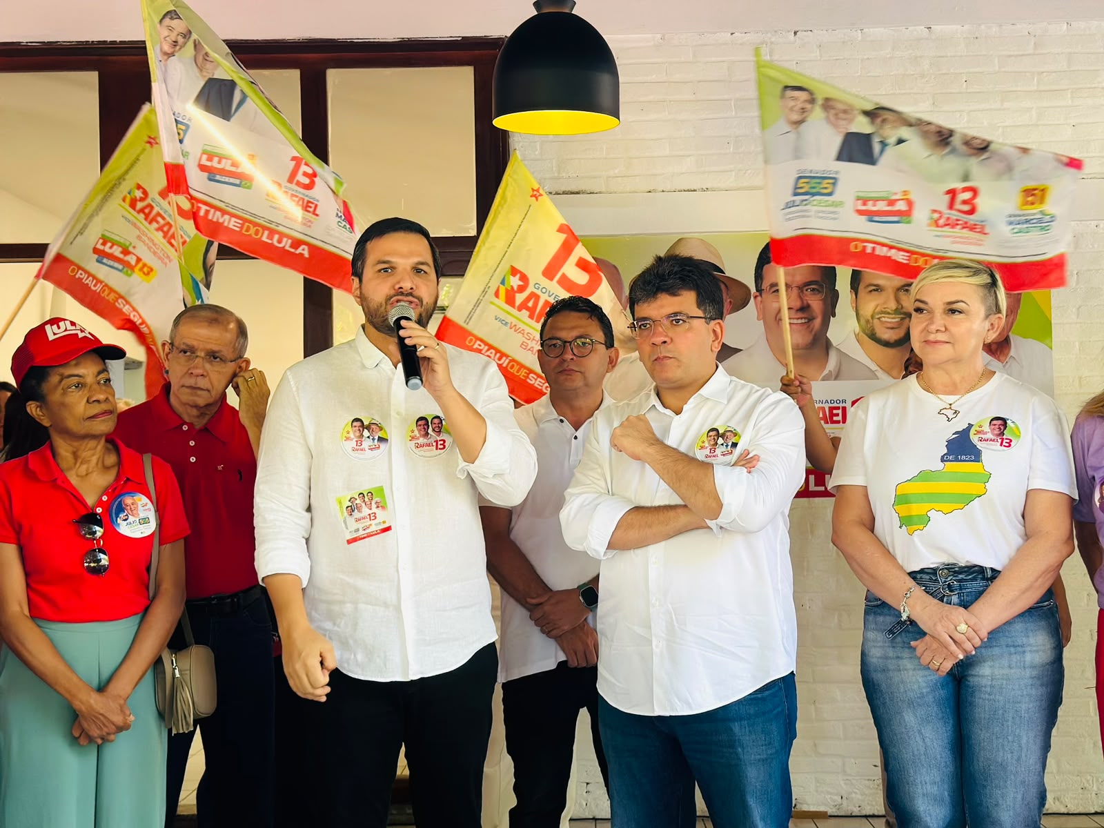 Washington Bandeira reforça apoio a Rafael Fonteles e Lula