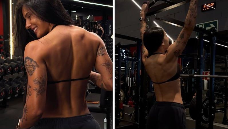 Ana Castela surpreende com físico totalmente definido durante treino